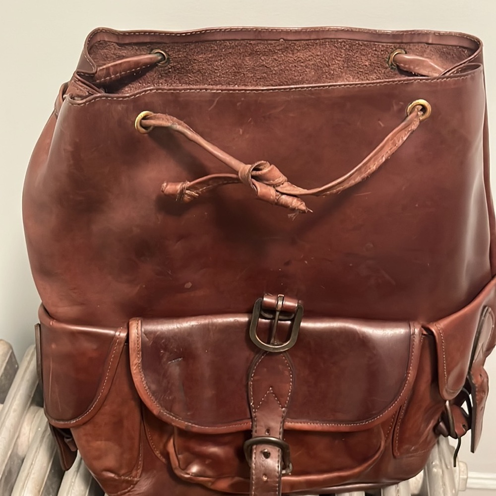 Leather Backpack - image 5
